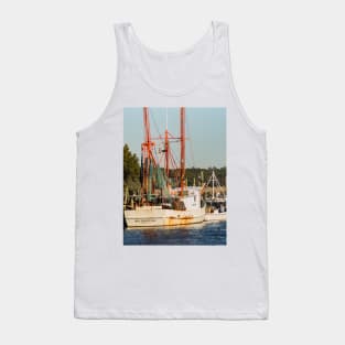 Shrimping boat in the intercoastal waterways Tank Top